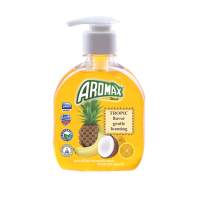 Антибактериальное жидкое мыло "AROMAX" с ароматом тропических фруктов Объем 300 мл.